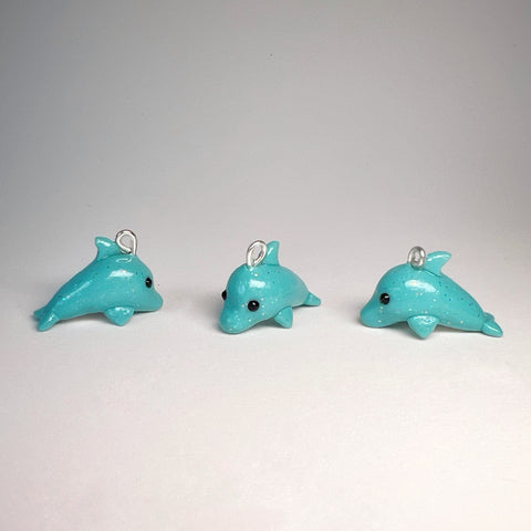 Dolphin Yarn Charm