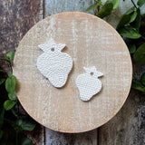 White Strawberry Knit Knacks