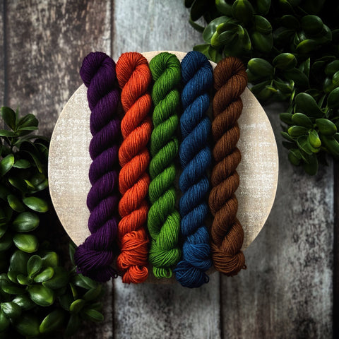 September Color Palette of the Month Mini Skein Set