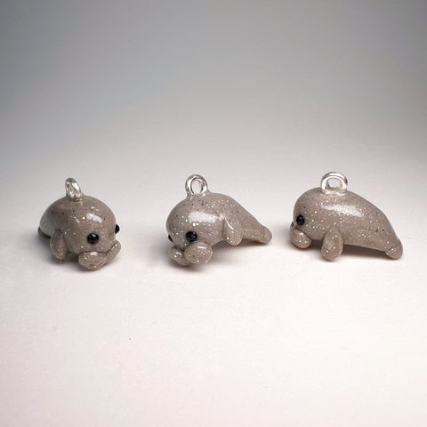 Manatee Yarn Charm