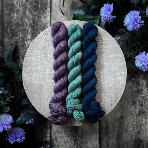 December Color Palette of the Month Mini Skein Set