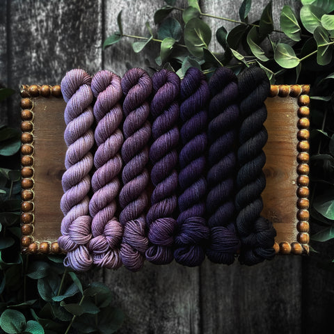 October Color Palette of the Month Mini Skein Set