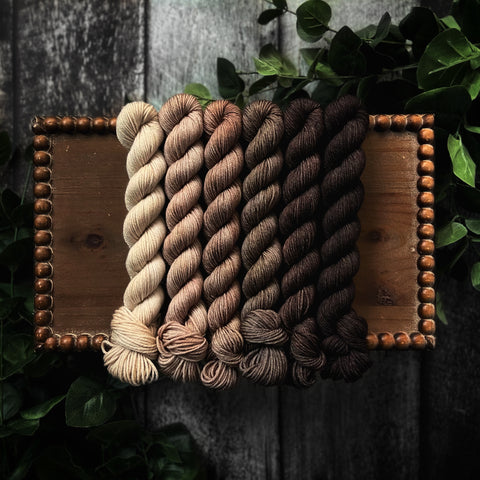 December Color Palette of the Month Mini Skein Set
